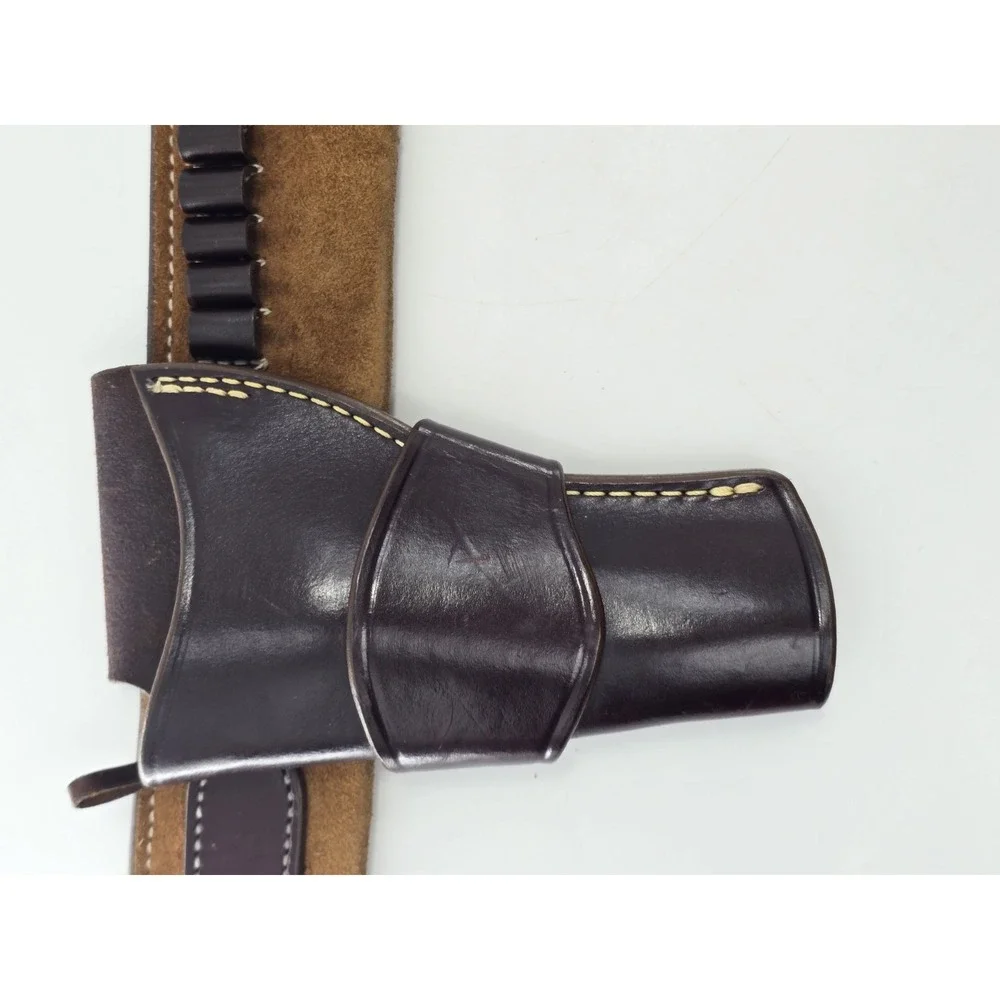 Triple K 789-15 Belt Cheyenne Western DOUBLE Holster - 5 1/2 & 4 5/8 - SEE PICS